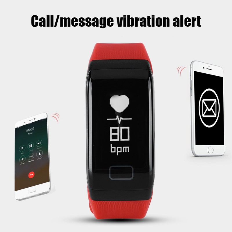 Color Screen Smartband Heart Rate Monitor Waterproof Sport Smart Wristband