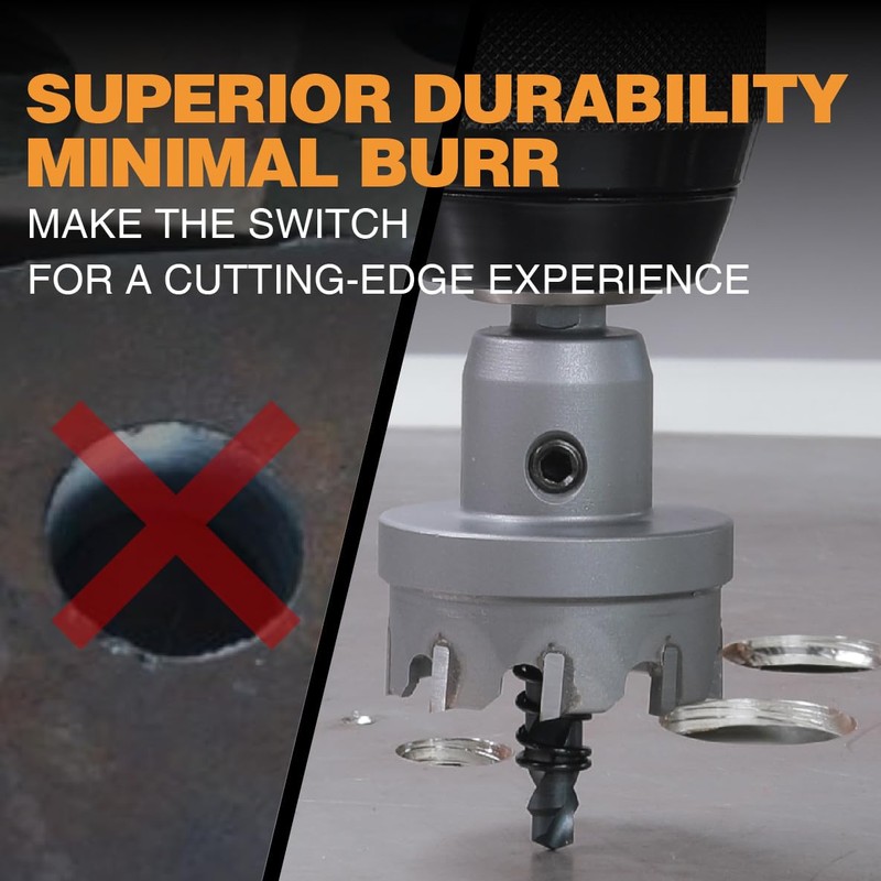 Jerax tools Tungsten Carbide Tipped Hole Cutter, 1-3/4 inch TCT