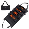 Super Roll Tool Roll,Multi-Purpose Roll Up Tool Bag, Wrench Roll,Canvas