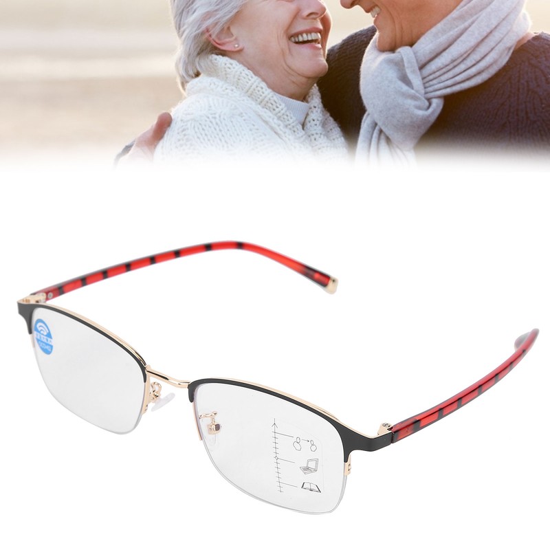 Zoom Presbyopic Glasses Blue Light Blocking Reading Glasses Unisex Elderly