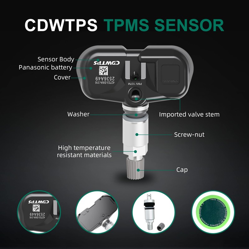 Sensor de presión de neumáticos CDWTPS, 42753-SWA-A53 para Honda Accord