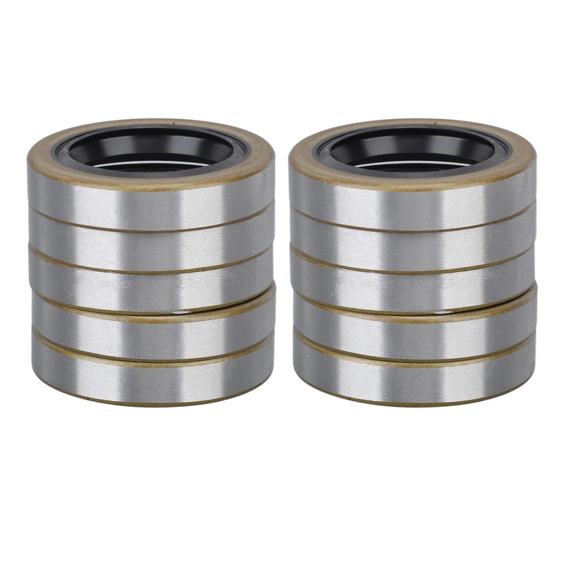 10PCS Double Lip Grease Seals High Hardness Trailer Axle Hub