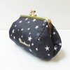 At First Gamaguchi Pouch Etoile Black AF8278