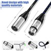 Augioth XLR to XLR Pro Mic Cable 15 Ft 2-Pack