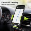 Car Phone Holder for Navigation – Green Air Vent Mount