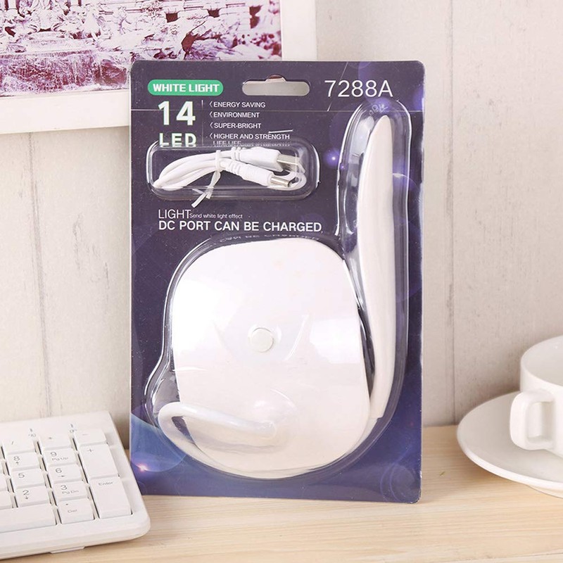 LED Table Lamp,Portable Eye-Protected Flexible Gooseneck Small Desk Lights for