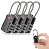 MAEZOE 4 Pack TSA Approved Luggage Locks, Combination Travel Cable