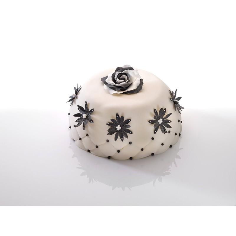 Zenker Kugelhopf Tin "Creme Noir", Grey/Beige, 8.66"