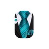 Barry.Wang Men Ties Silk Teal Paisley Necktie Set Handkerchief Cufflinks