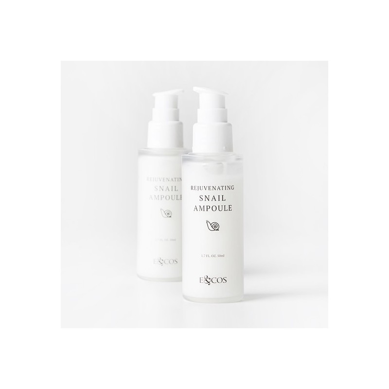 ENCOs Rejuvenating Snail Ampoule 50ml (Dual Function for Anti-Wrinkle &