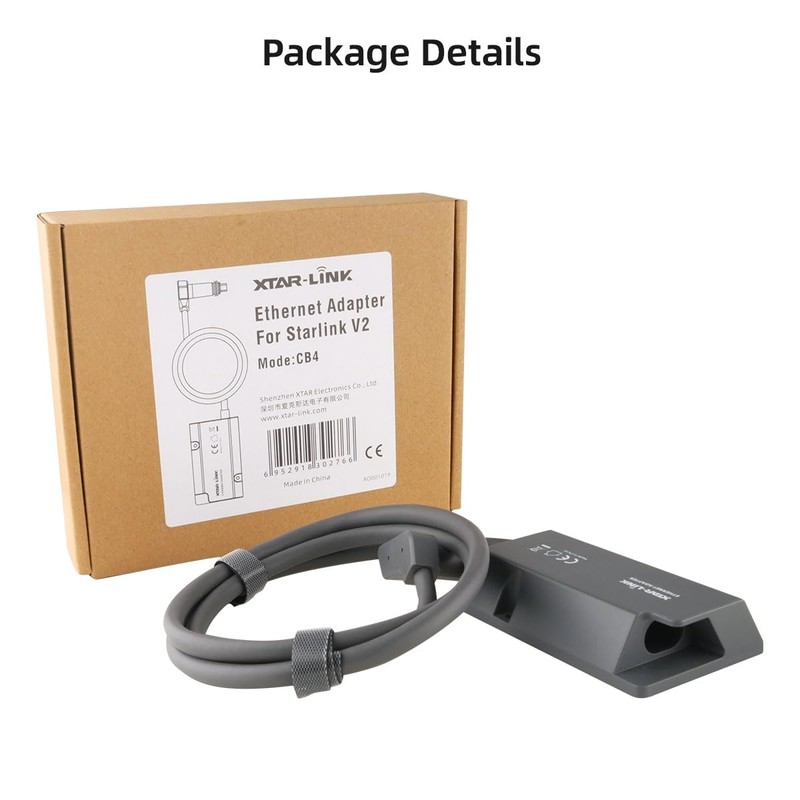 Starlink Ethernet Adapter for Wired External Network Starlink Standard Actuated