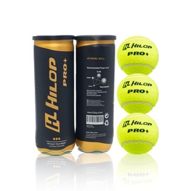 HILOP Padel Court Balls Tournament Grade Pack of 3