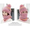 3 In 1 Women Knitted Hat Circle Scarf Mask Set