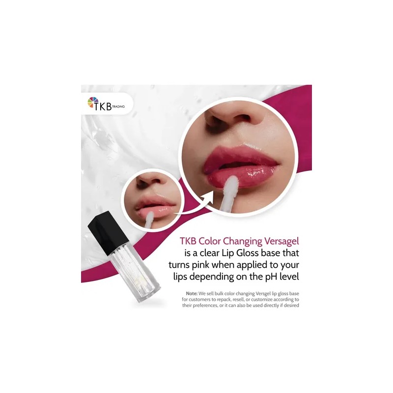 Base De Brillo Labial Tkb Color Cambiante Versagel Transpare