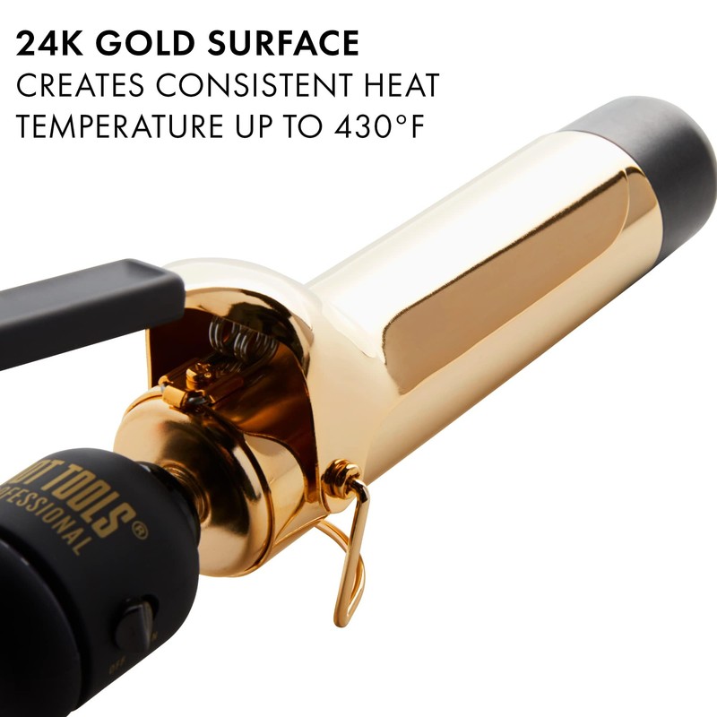 HOT TOOLS (2018 MODEL) Pro Artist 24K Gold Curling Iron