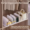 Zjyufy 2pcs Bag Purse Organizer for Closet, Adjustable Shelf Dividers