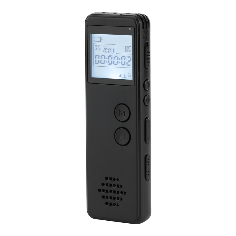 16GB Digital Voice Recorder Voice Activated Recorder Noise Reduction MP3