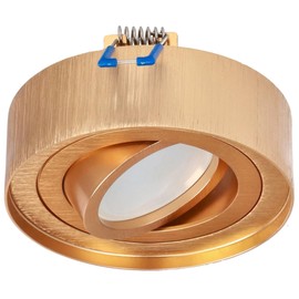 EDO SKAND 1 Mini Gold Recessed Ceiling Light LED Round Gold Recessed Spotlight LED Aluminium LED Ceiling Light Recessed Spotlight EDO777548