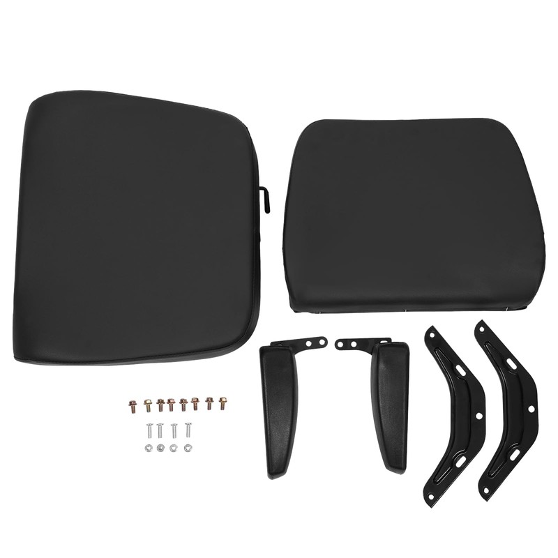 WUSILILU Adjustable Forklift Seat with Armrest, Driver Side Tractor Seat,