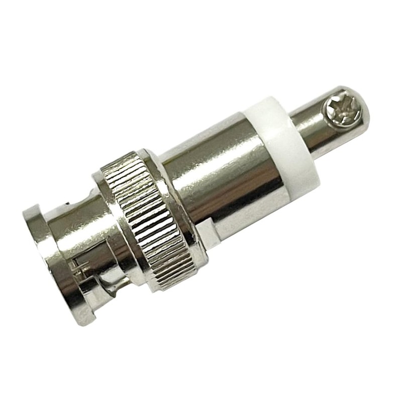 1pc BNC Male RF Connector Nickelplated Swivel Screw for Telescopic