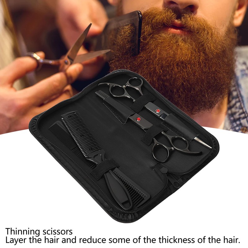Hair Cutting Scissors Set with Straight Shear and Thinning Shear