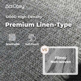 ActCosy 8Pack Sheet Organizers and Storage with Handles – Foldable Linen Closet Storage for King & Queen Sheet Sets – Clear Window & Removable Labels – Dustproof & Space-Saving Design, Grey