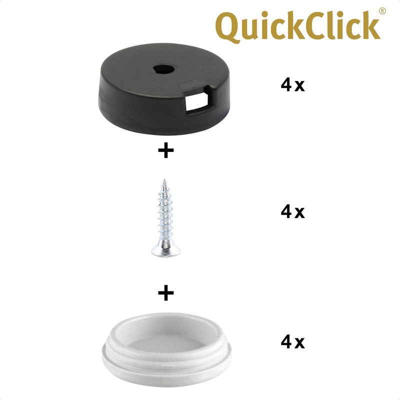 Wagner QuickClick® Chair Glides – Set of 4 for Screwing