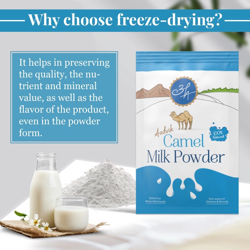 Aadvik Camel Milk Powder I Freeze Dried | Halal |
