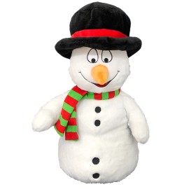 Plush Toy Wanderland 16" Snowman Plush Toy - Soft Stuffed Animal - Christmas Gift Kids