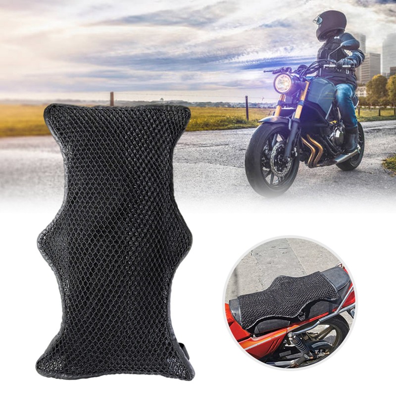 Motorcycle Double Layer Cushion Sunscreen and Waterproof Motorbike Seat Mat