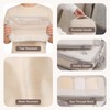 4 Set Lightweight Compression Packing Cubes Travel Organizer for Carry-On