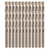sourcing map 12pcs Cobalt Drill Bit, #6 0.204" HSS-CO Aircraft
