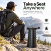 Collapsible Camping Stool for Hiking & Commuting – Adjustable Height