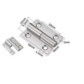 2pcs 2inches 304 Stainless Steel Release Hinge,Lift Off Slip Joint Flag Hinges,Folding Rising Butt Ball Bearing Door Hinges for Cabinets,Doors-Right Handedness