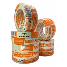 Fandeli Cinta Masking Amarilla 72162 Fandeli 24mm X 50m 12 Pzas