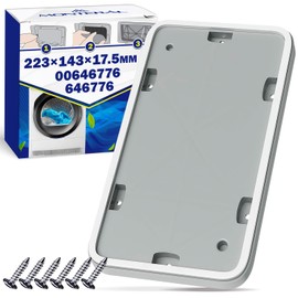 Maintenance Kit for the Dryer – Maintenance Flap Heat Pump Dryer with a Seal 6 Screws – 223 x 143 x 17.5 mm – for Bosch 00646776 646776 MONTERAL