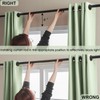 Rutterllow 100% Blackout Curtain 2 Panels, Heat and Full Light