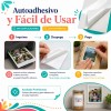 50 Hojas De Papel Fotográfico Autoadhesivo A4, 135g, Blanco