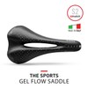 Selle Italia Sport Gel Flow Fec-Alloy Saddles - Black, Size