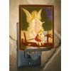 Angel at The Bridge Colored Porcelain Lithophane Night Light