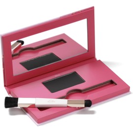 eSalon Polvo Para Retocar Raíces Y Cejas, Corrector Y Cubre(Negro): Polvo Para La Línea Del Cabello Para Mujeres; Corrector Y Relleno Para El Cuero Cabelludo Para Cubrir El Cabello Fino Y Las Canas; C