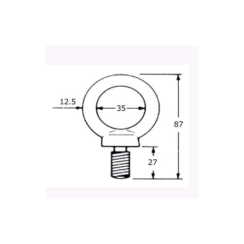 AIAI Eye Bolt 16mm Lifting Joint Fixing 15-117
