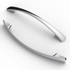 FURNIWARE Pack of 10 Cabinet Pulls, Zinc Alloy Drawer Pulls,