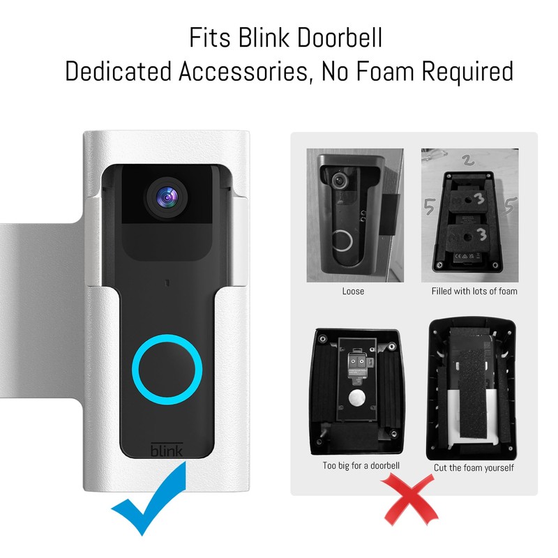 Anti Theft Ring Doorbell Mount: White Ring Doorbell Door Mount