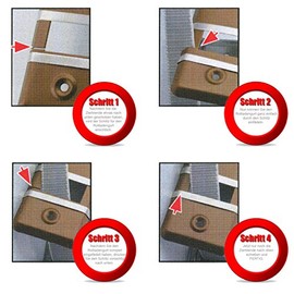 1 x roller shutter belt cover, belt winder cover, white, 185 mm, without belt removal