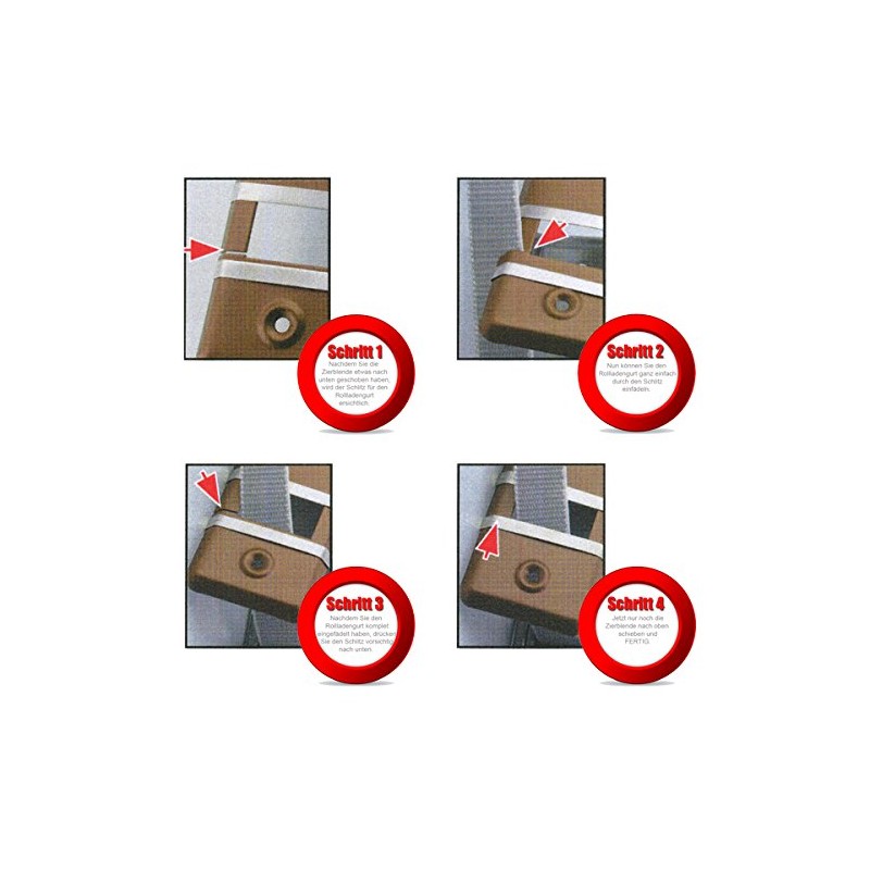 1 x roller shutter belt cover, belt winder cover, white,