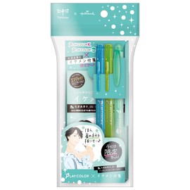 Tombow GCF-311PE Water Based Sign Pen, Play Color, Set of 3 Colors, Includes Handsome Sticky Notes, Figure Skater
