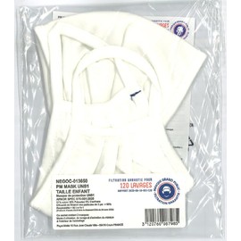 Domiva Pack of 2 Children's Fabric Masks Category 1 Certified for 120 Washes