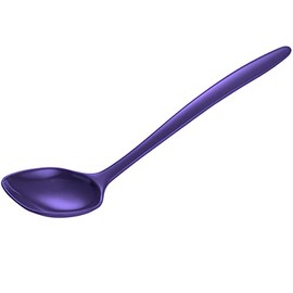 Hutzler 12" Melamine Cooking Spoon, BPA-Free Heat Resistant Serving Spoon - Violet