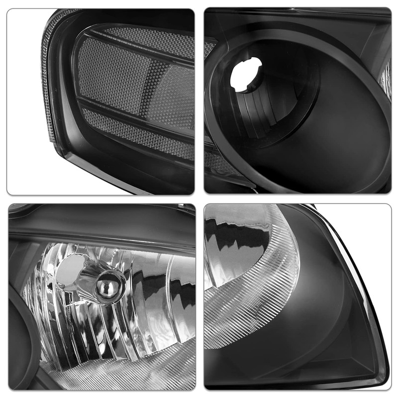 SOCKIR Halogen Headlight Assembly Compatible with 2004 2005 2006 Nissan